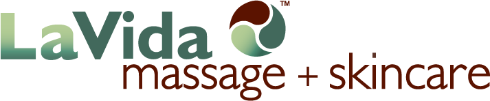 LaVida Massage + Skincare + Skincare logo